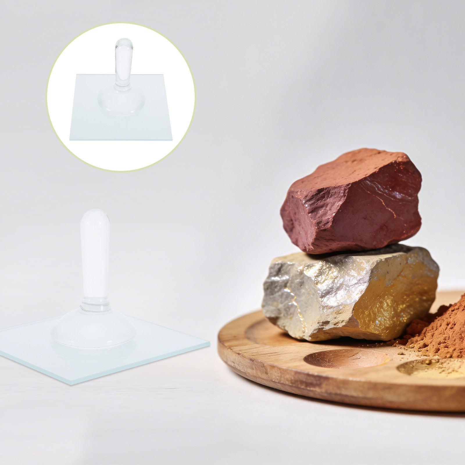 Painting Supplies - مجموعة واحدة من ألواح طحن الزجاج