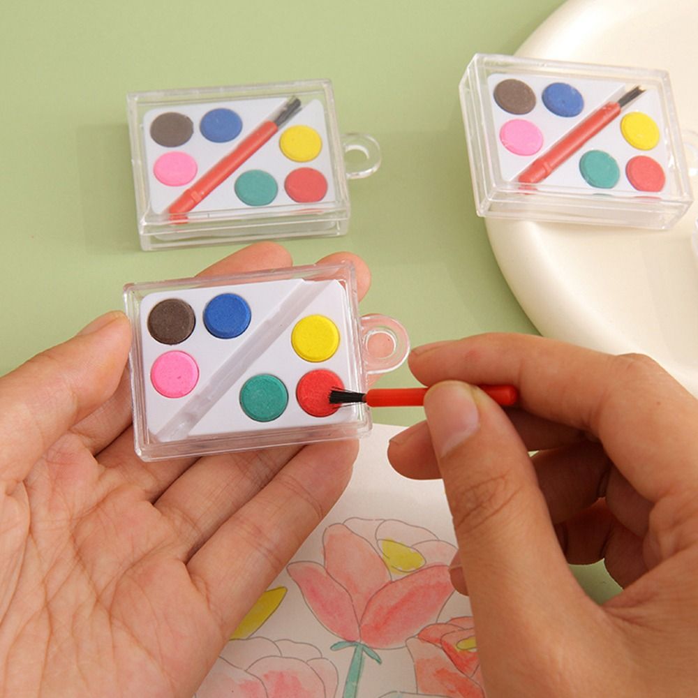 جودة عالية مع فرشاة الرسم مجمو - مراجعة Watercolor Paint Set Solid Pigment وسعره