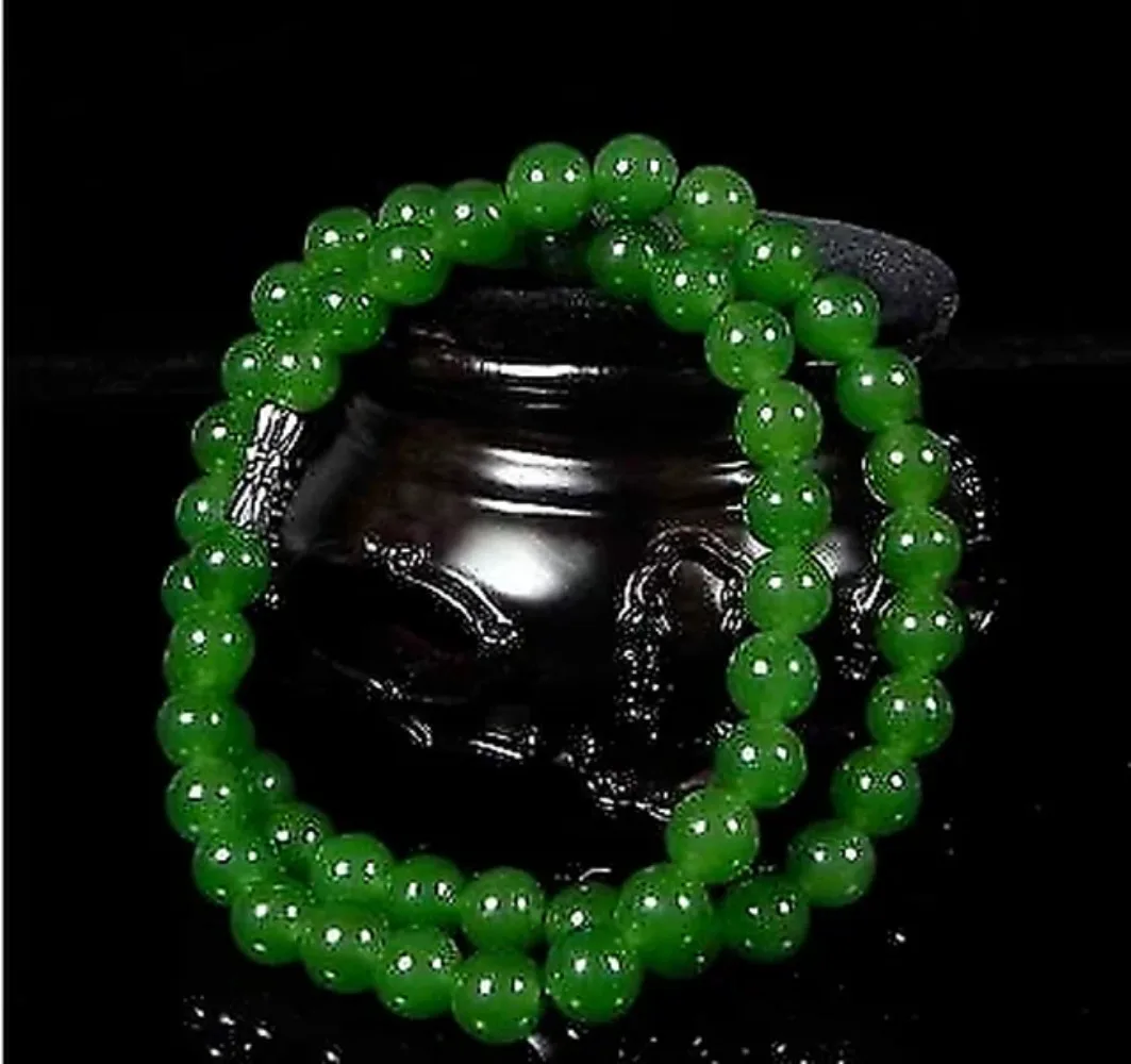 حقيقية الطبيعية الخضراء الخرز  - مراجعة Beading وسعره