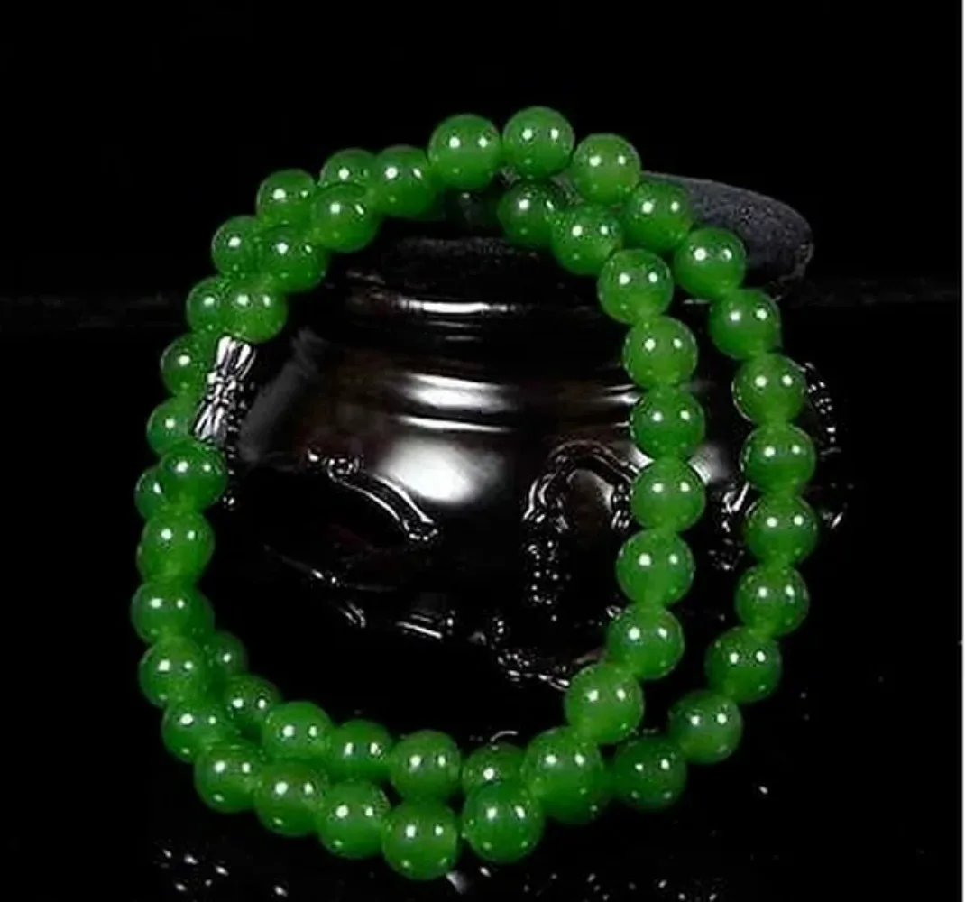 حقيقية الطبيعية الخضراء الخرز  - مراجعة Beading وسعره