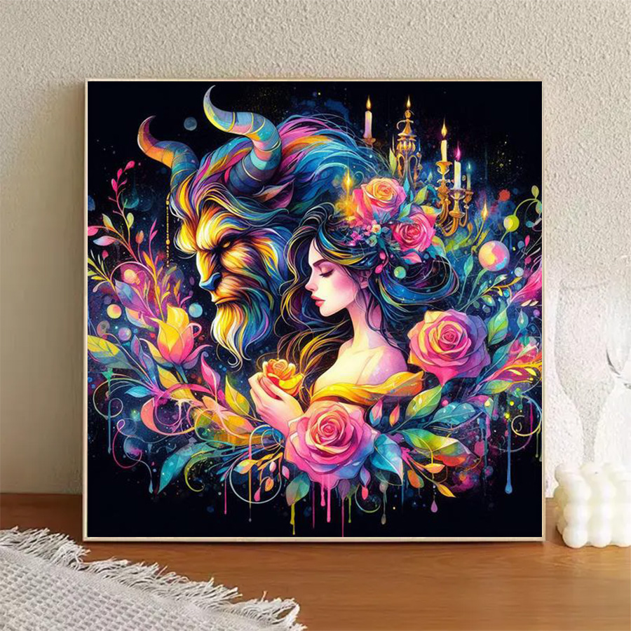 قطعة واحدة - Potdemiel-5D-DIY  - مراجعة 5D Diamond Painting Kit Full Drill وسعره