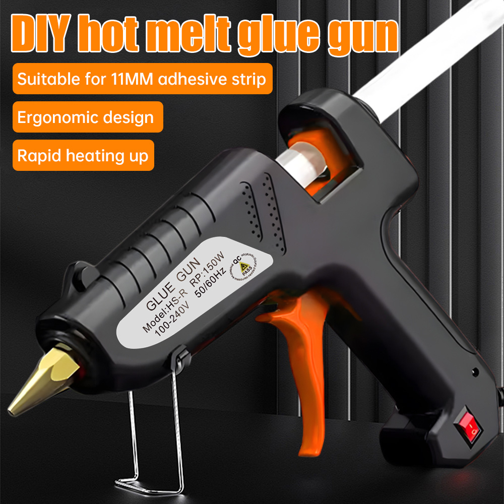 مسدس غراء حراري 150 واط، للاست - مراجعة Hot Melt Glue Gun Cordless وسعره