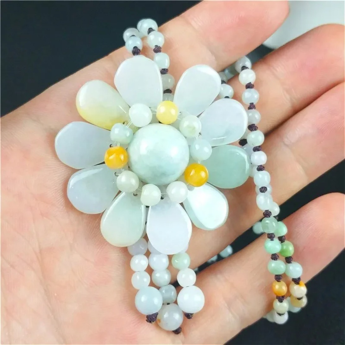 شهادة البورمية اليشم عباد الشم - مراجعة Beading وسعره