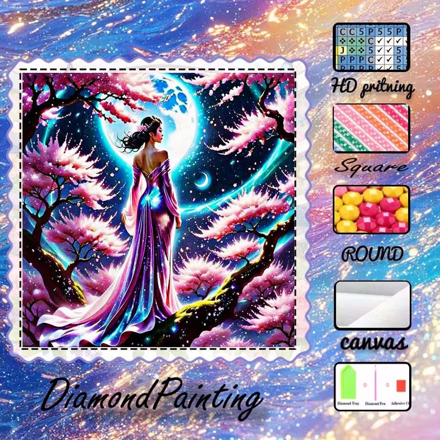 قطعة واحدة من قماش الفلوكنج 5D - مراجعة 5D Diamond Painting Kit Full Drill وسعره