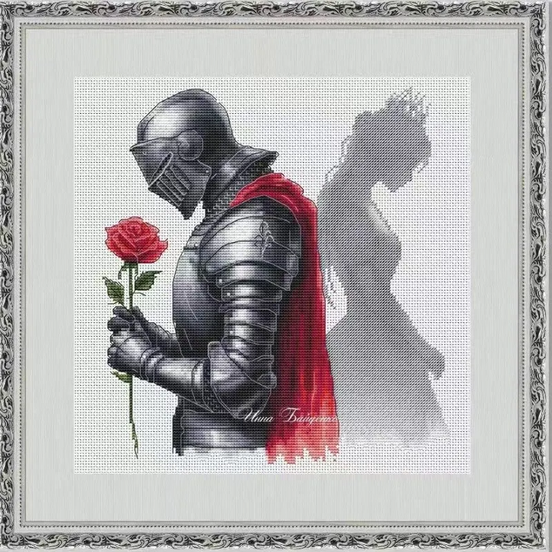 [CC4971 - فارس في الحب] مجموعة - مراجعة Cross Stitch Stamped Kits Beginners وسعره